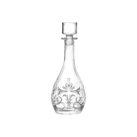 Steelite 676RCR383 Decanter Glass 32.0 Oz. (H 12-1/2" M 5" T 2" B 3-1/4") EcoCrystal