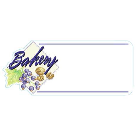 Hubert 94258 - Merchandising Tag, "Bakery", 4-3/4" X 2"H
