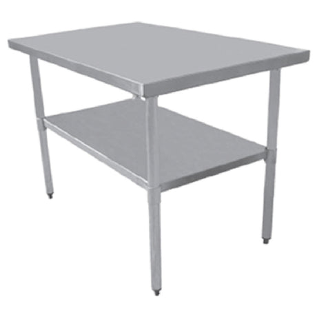 Serv-Ware T3024CWP-4 - Serv-Ware - Tables - 24" Work Table - Economy Series (30" Depth) - Dimensions: 24" W X 30" D X 34" H