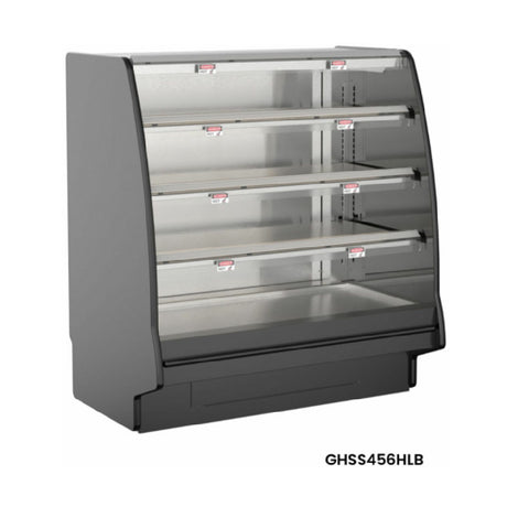 Structural Concepts GHSS856HLB Fusion® Heated Self-Service Case 97-1/2"W X 30-1/8"D X 55-3/8"H