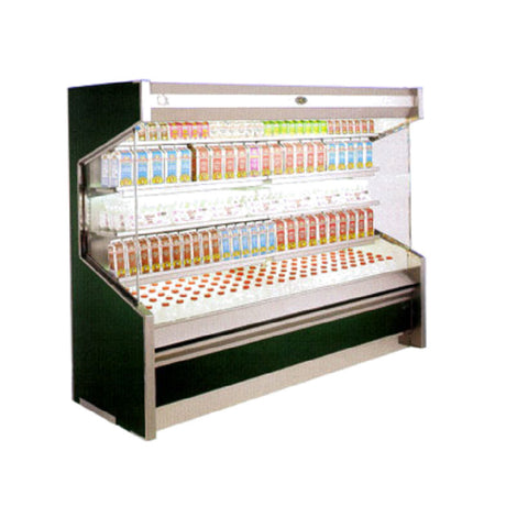 Marc Refrigeration OD-4R Open Dairy Display Case 48" L Stainless Steel Deck