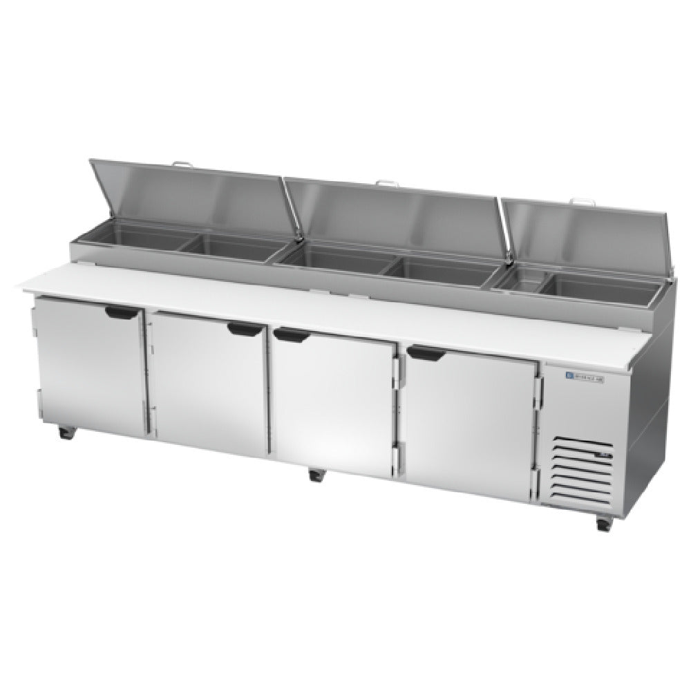 Beverage Air DP119HC Pizza Top Refrigerated Counter Four-section 119"W