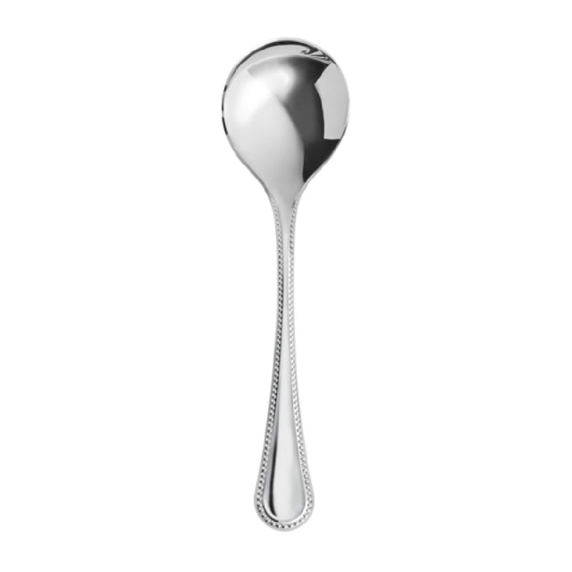 Steelite 6036SX075 Round Bowl Soup Spoon 18/10 Stainless Steel Robert Welch Flatware (minimum = Case Quantity 12 Per Case) (STOCK Item)