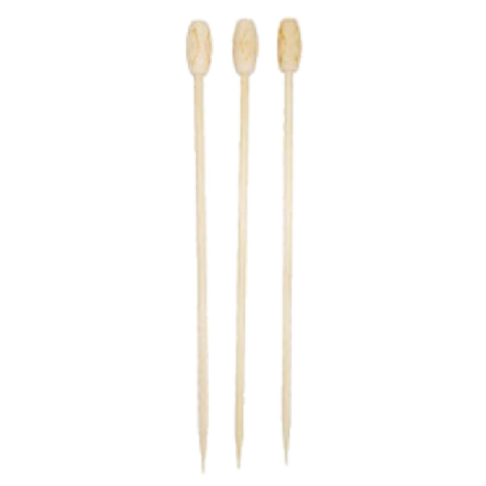 Town 51608T Ball Pick White Tiki Shape (25 Per Pack)