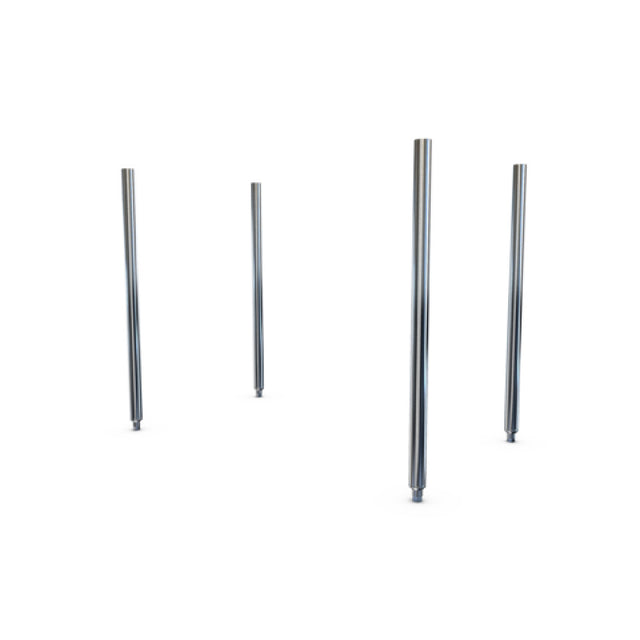 NBR Equipment LT-S4 Worktable Legs Stainless Steel With Adjustable Bullet Foot (set Of 4)