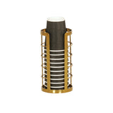 Cal Mil 22605-130 Brooklyn Cup And Lid Holder 4.5"W X 4.5"D X 8.5"H Square