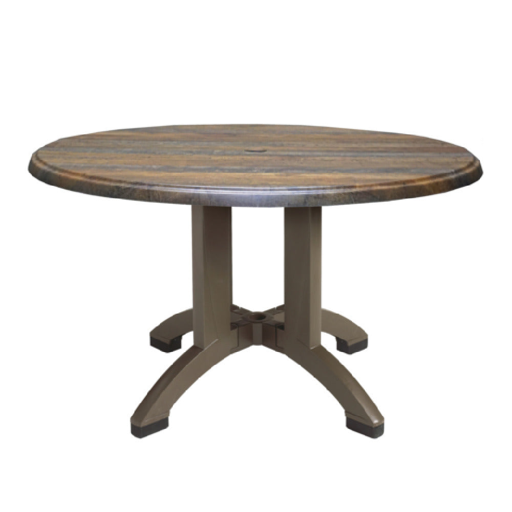 Grosfillex UT380816 - Atlanta Outdoor Table, 42" Dia. X 28-2/5"H, Round