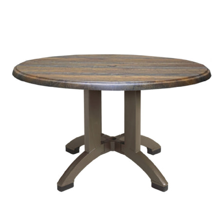 Grosfillex UT380816 - Atlanta Outdoor Table, 42" Dia. X 28-2/5"H, Round
