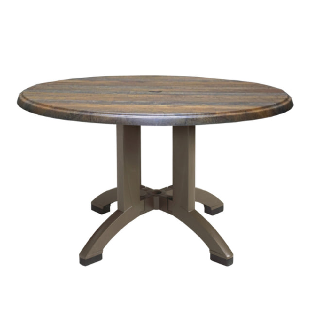 Grosfillex UT380816 - Atlanta Outdoor Table, 42" Dia. X 28-2/5"H, Round