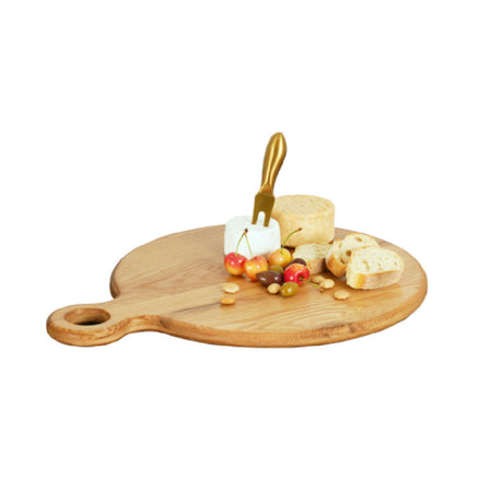 Cal Mil 23176-14-21 Sydney Serving Board 14"dia X .75"H Oak