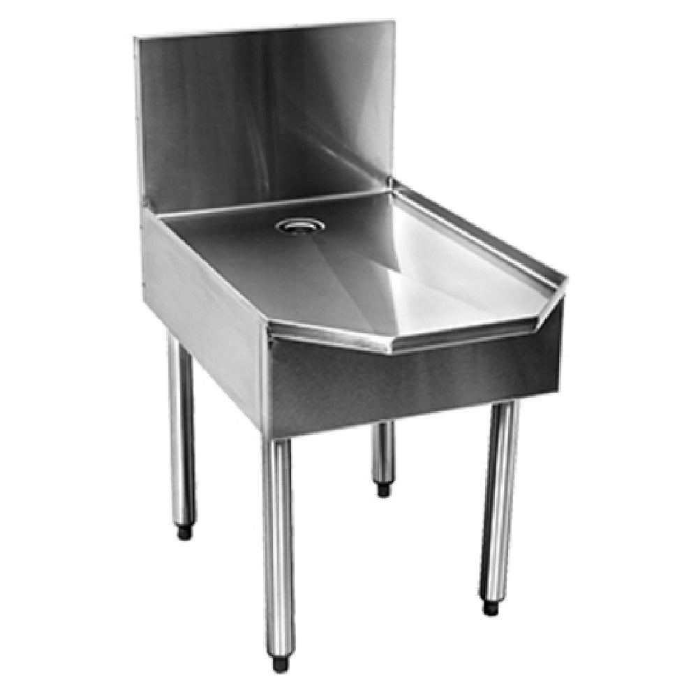 Glastender C-IOS-18 CHOICE Island Oasis® Stand 18"W X 29"D With 1" Deep Drain Pan Work Surface