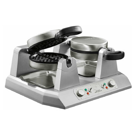 Waring WW250X2 Commercial Belgian Waffle Maker Double Side-by-side 7" Dia.