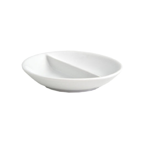 FOH DSD038WHP23 Monaco Divided Dish 2-compartment 1 Oz. Per Bowl