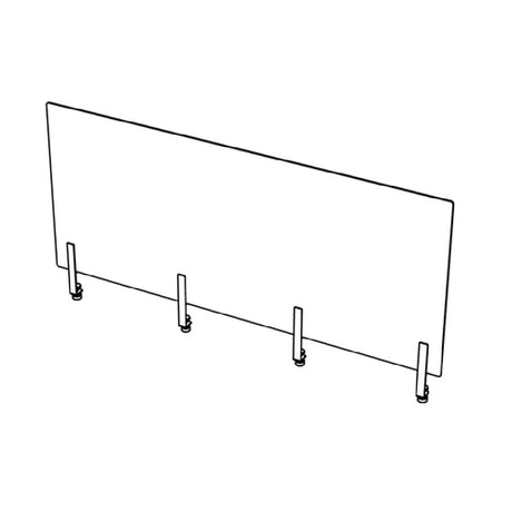 Bauscher Hepp VE-66046 - Venta® Sneeze Guard, Vertical Protection Shield, Made Of Acrylic Glass (transparent)