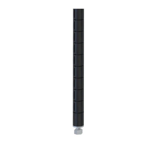 Metro 74PQBL QwikSLOT™ Post 74-5/8"H With Slots At 1" Intervals