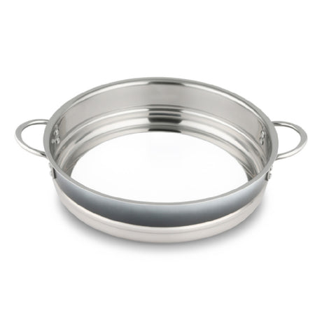 Bon Chef 72030-BL-OM-S Country French Ombre Pot W/Out Cover 12 3/8" Dia X 3" Bottomless Shadow Gray