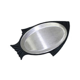 Service Ideas FP1BLAC Service Ideas Fish Thermo-Plate® Platter Fish Complete Aluminum