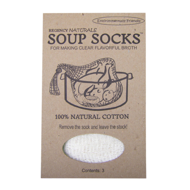 Harold Import Co. RW825N Regency Wraps Naturals™ Soup Sock 100% Cotton Compostable