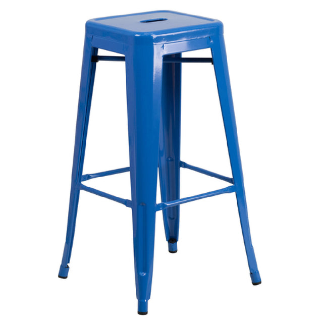 Flash Furniture CH-31320-30-BL-GG Bar Stool 500 Lb. Weight Capacity Backless