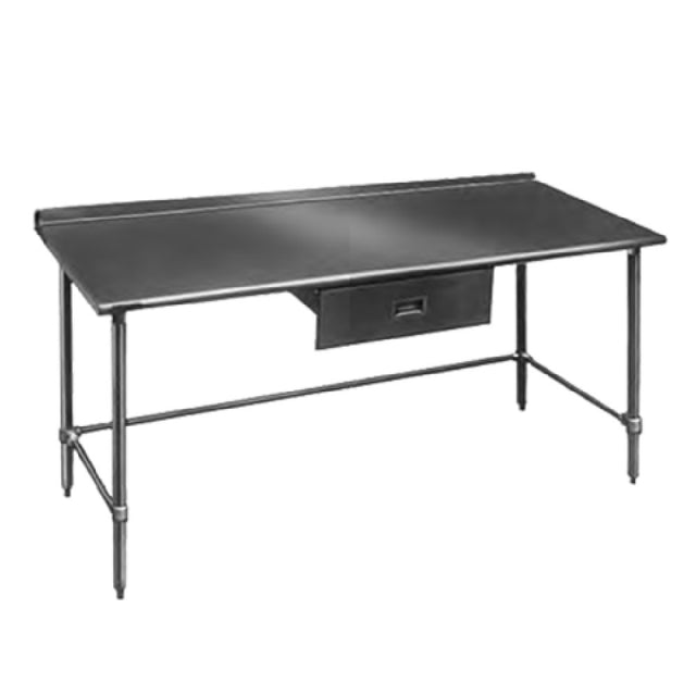 Eagle UT24108STB Budget Series Work Table 108"W X 24"D 430 Stainless Steel Top With 1-1/2"H Rear Up-turn