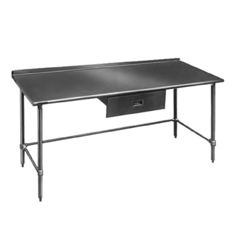 Eagle UT36132STB Budget Series Work Table 132"W X 36"D 430 Stainless Steel Top With 1-1/2"H Rear Up-turn