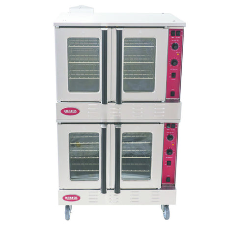 Hubert 165878 - Kratos Convection Oven, Natural Gas, Double Deck