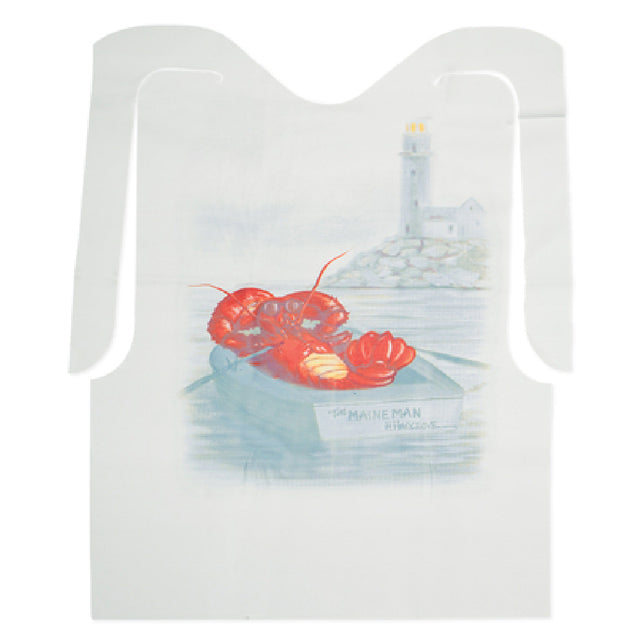 Harold Import Co. 40406 Maine Man Lobster Bib 15" X 17" Disposable