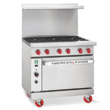 American Range ARGF-6_NAT - Green Flame Range, Gas, 36"