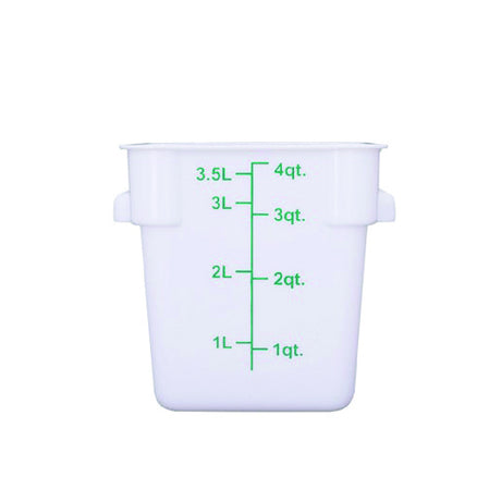 Hubert 76353 - CenPro® Food Storage Container, 7"W X 7"D X 7-3/8"H, Square