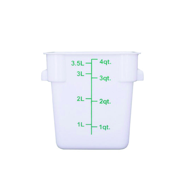Hubert 76353 - CenPro® Food Storage Container, 7"W X 7"D X 7-3/8"H, Square