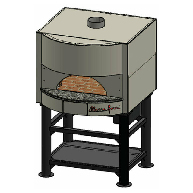 Marra Forni MS42-31W Square Wood Fired Oven 42" X 31" Brick Deck 26" X 9-1/2" Opening With 12" Landing