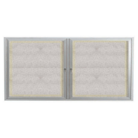 Aarco ODCC3672RI Aluminum Bulletin Board 72"W X 36"H Enclosed