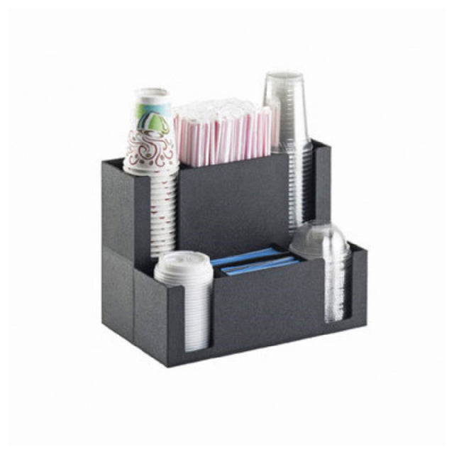 Cal Mil 2041 Classic Coffee Station Organizer 14-1/2"W X 8-3/4"D X 10-3/4"H (6) Section