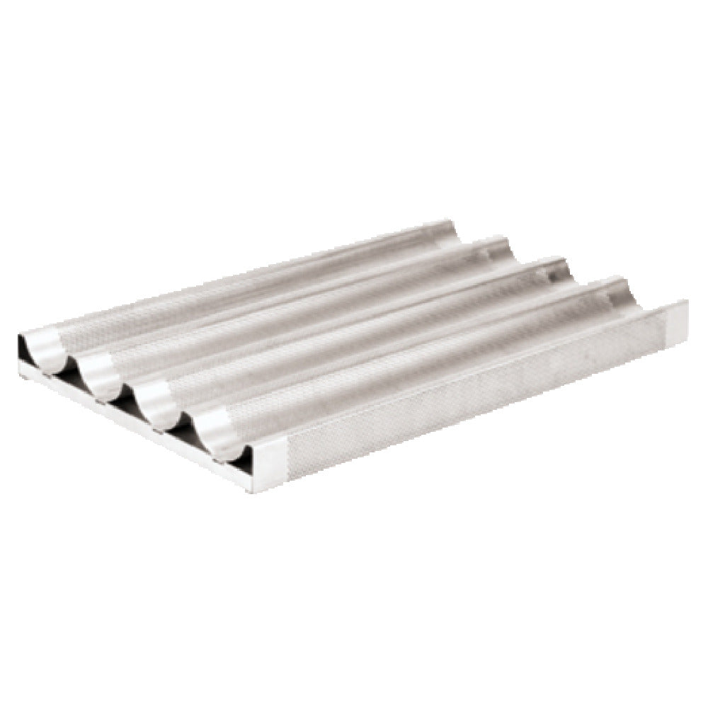 Paderno 41758-53 Baguette Pan 20-7/8"L X 12-5/8"W 4 Rows (2-3/4"W)