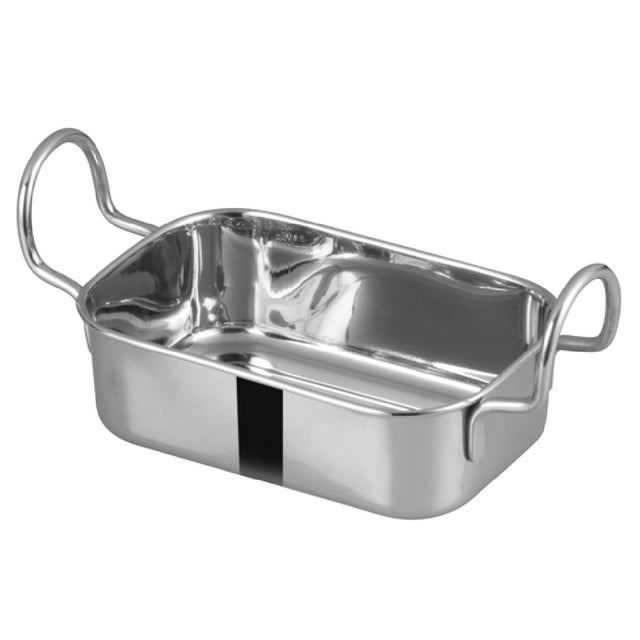 Winco DDSB-104S Mini Roasting Pan 16 Oz. 5-3/4"W X 3-3/4"D