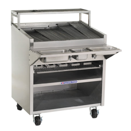 Bakers Pride F-36RS-C_LP Radiant Charbroiler Floor Model Gas