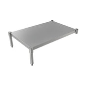 BK Resources DTS-36 - Dish Table UnderShelf, 36"W X 23-5/16"D X 10-11/16"H, 18/304 Stainless Steel Construction