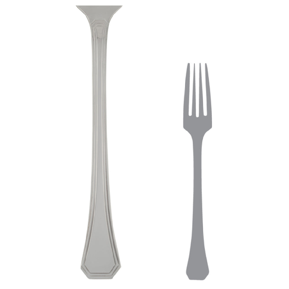 Steelite 5303S021 Table Fork 7-3/4" 18/10 Stainless Steel