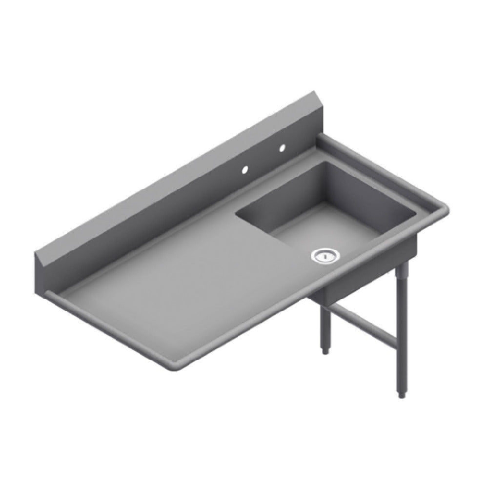 Winholt UDT-16-L-72R - Dish Table, Undercounter, Right-left Operation