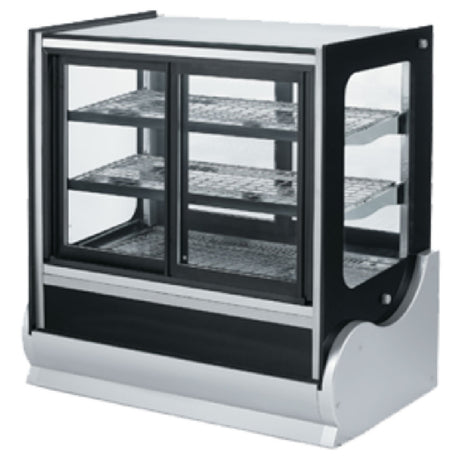 Vollrath 40889 Refrigerated Cubed Display Case Countertop Pass-thru