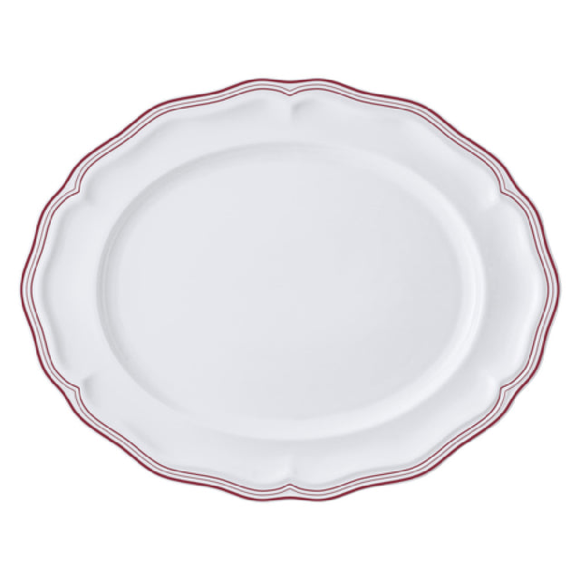 Steelite 62586FP817 Oval Platter 13.0" X 10.5" X 1.0" Adelina