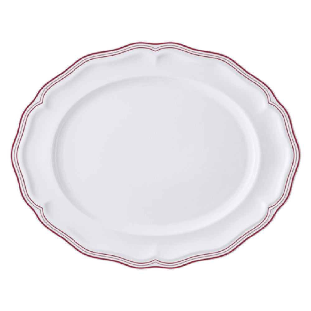 Steelite 62586FP817 Oval Platter 13.0" X 10.5" X 1.0" Adelina
