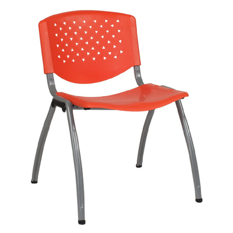 Flash Furniture RUT-F01A-OR-GG Hercules Series Stacking Chair 880 Lb. Weight Capacity