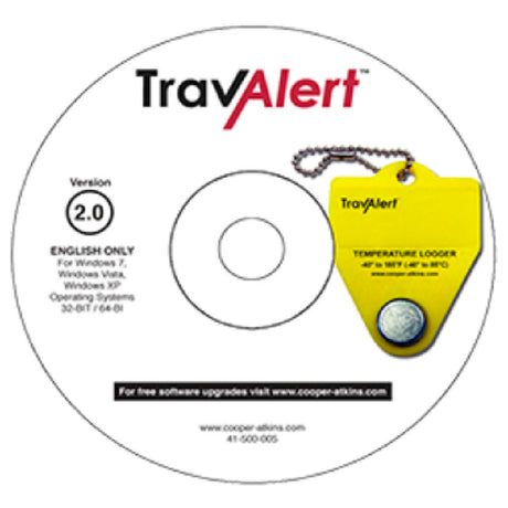 Cooper Atkins 9386 TravAlert Software For Models 2300 & 2302 System Requirements: Windows XP