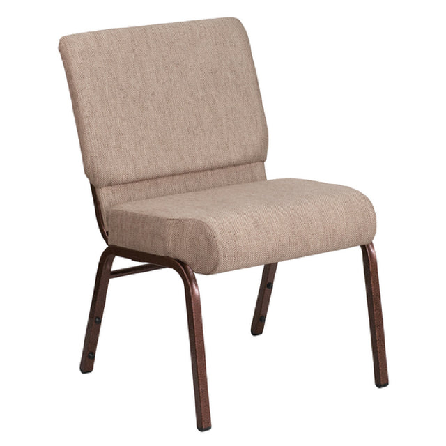 Flash Furniture FD-CH0221-4-CV-BGE1-GG Hercules Series Extra Wide Stacking Church Chair