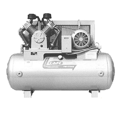 Cleveland CAS-10 Compressed Air System Horizontal 10 HP Air Compressor & 120 Gal Receiver Tank