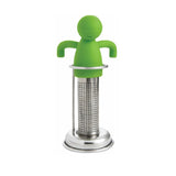 Harold Import Co. 43902 HIC Kitchen Tea Infuser Man Compact 18/8 Stainless Steel And Silicone