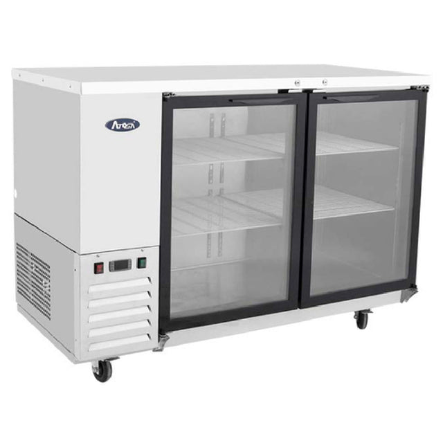 Atosa SBB48GGRAUS1 Atosa Back Bar Cooler Shallow Depth Two-section