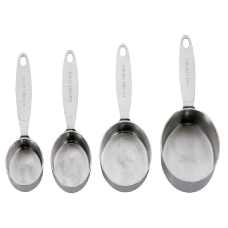 Browne Foodservice 747141 Cuisipro Measuring Cup Set Includes (4) Nesting Cups: 1/4 Cup