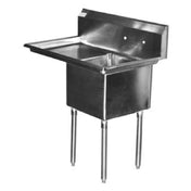 Serv-Ware D1CWP1818L-18-V - Serv-Ware - Sinks - 12" Deep Economy Sink 1 Bowl - 38.5"W X 23.5"D X 45.5"H